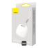 Baseus T2 Pro Bluetooth Key Finder - Anti-Loss Tracker with Replaceable Battery, 365-Day Smart Tag for Keys, Pets, Luggage - iOS & Android - White